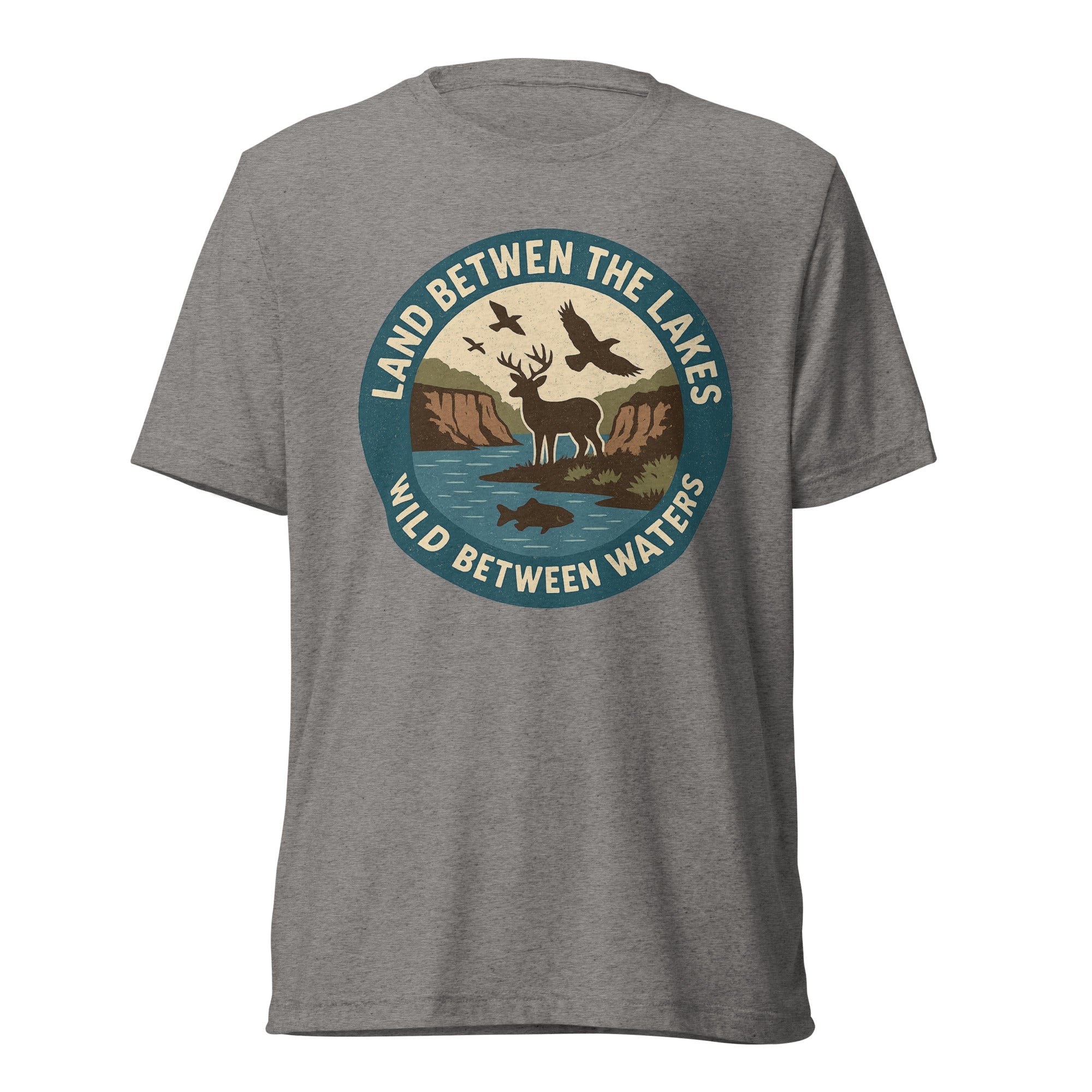 Land Between the Lakes Shirt | Wild Between Waters Tee | Elite Tri - Blend - Bluegrass Elite Apparel LLC
