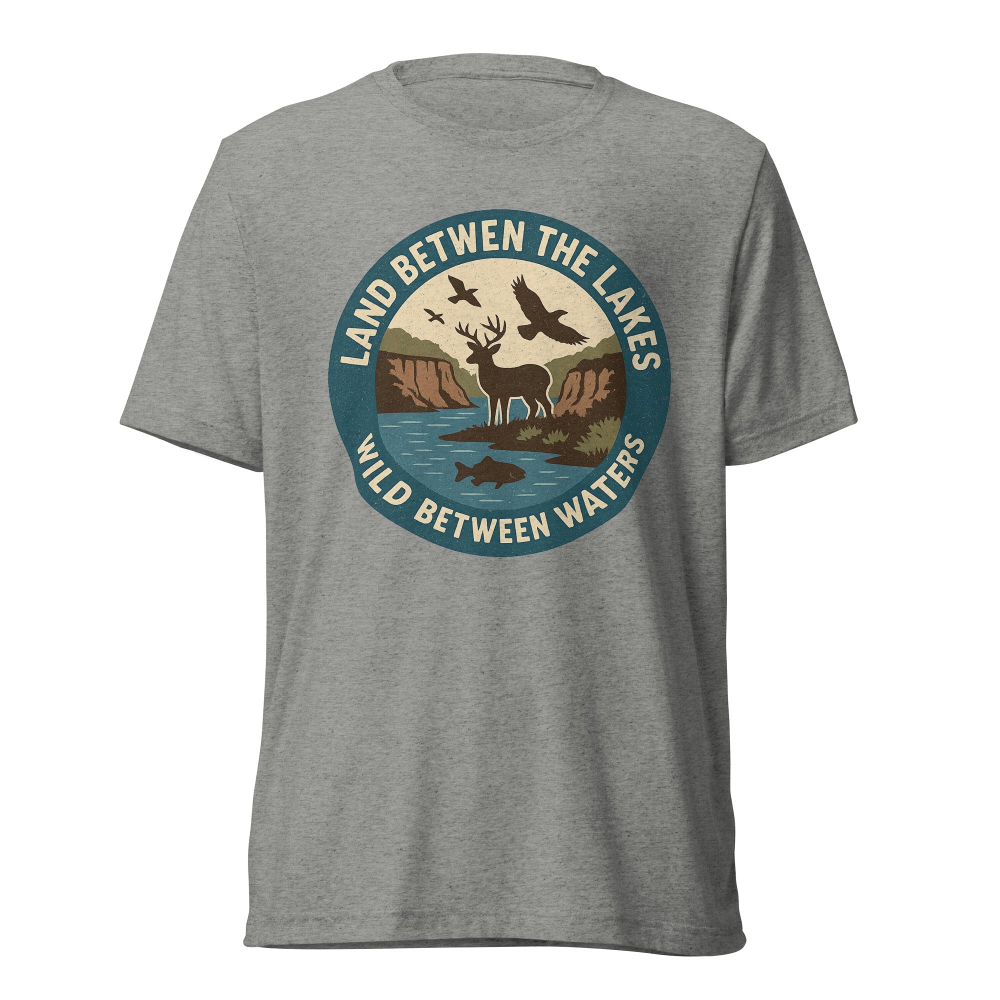 Land Between the Lakes Shirt | Wild Between Waters Tee | Elite Tri - Blend - Bluegrass Elite Apparel LLC