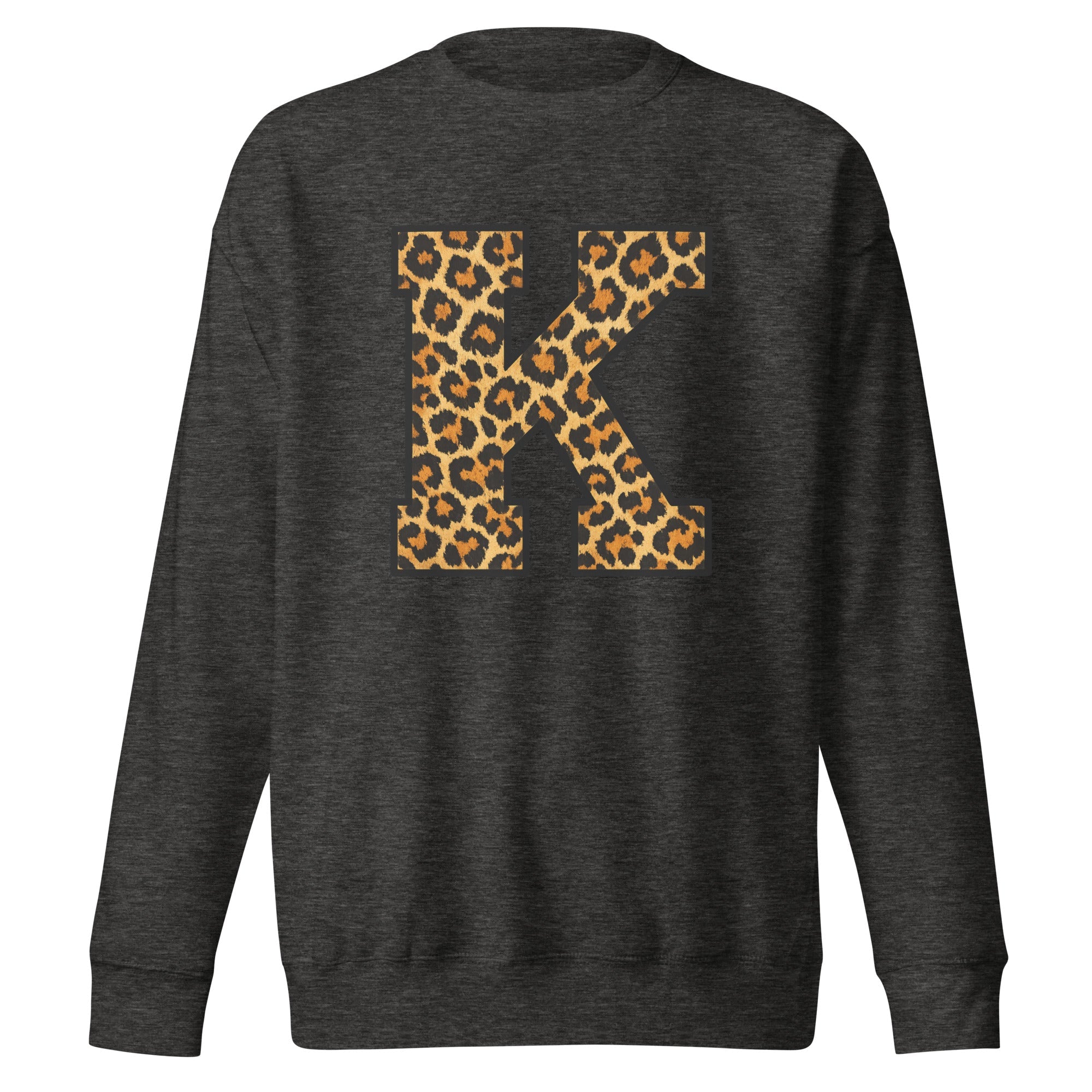Leopard Print K Sweatshirt | Premium Fleece Streetwear - Bluegrass Elite Apparel LLC