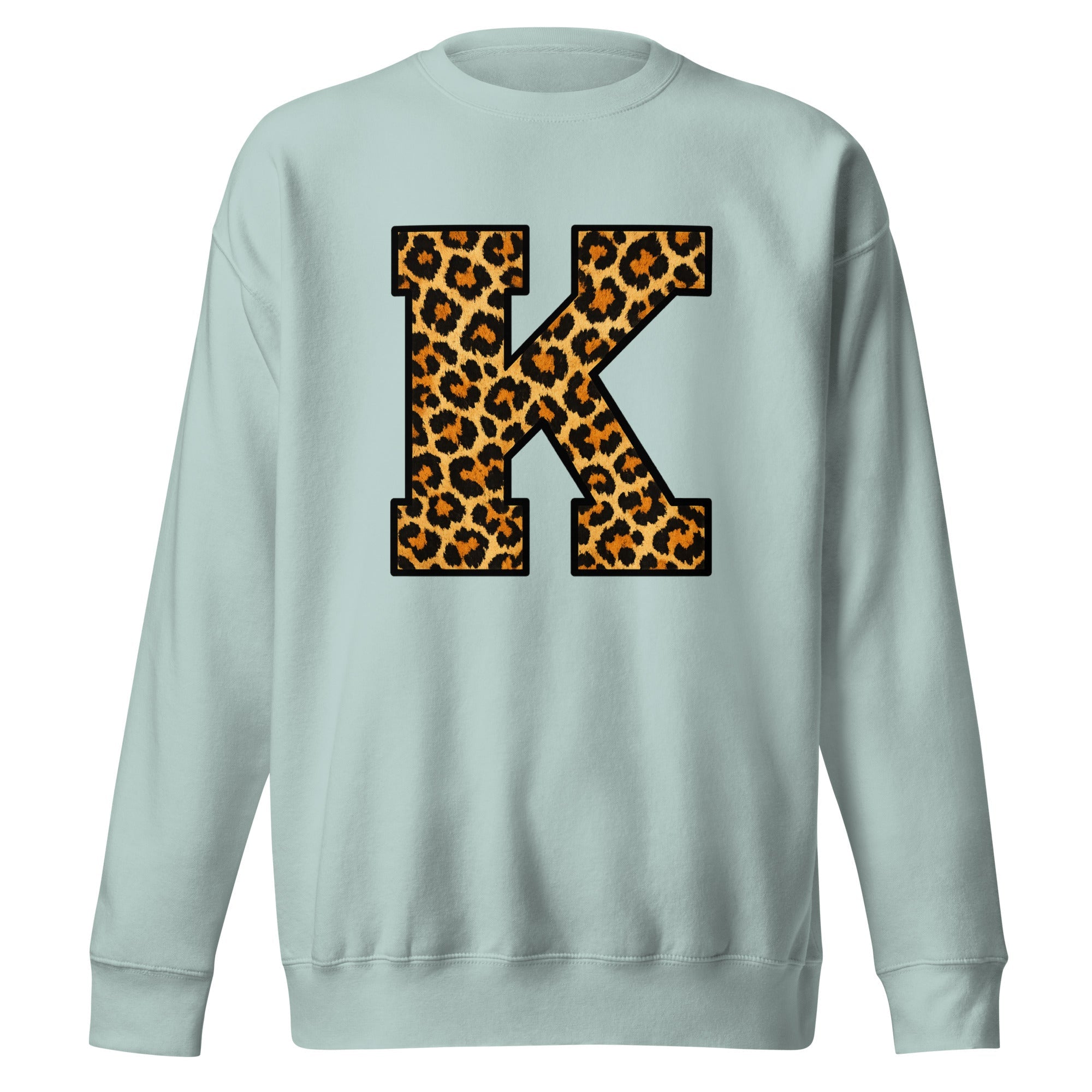 Leopard Print K Sweatshirt | Premium Fleece Streetwear - Bluegrass Elite Apparel LLC