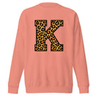 Leopard Print K Sweatshirt | Premium Fleece Streetwear - Bluegrass Elite Apparel LLC