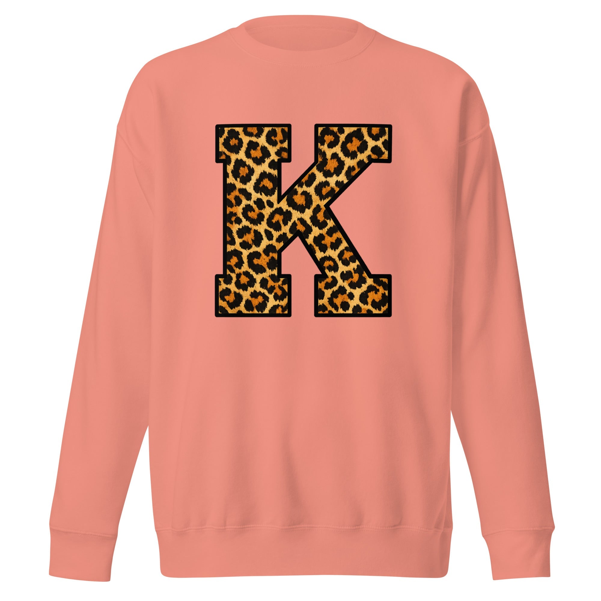 Leopard Print K Sweatshirt | Premium Fleece Streetwear - Bluegrass Elite Apparel LLC