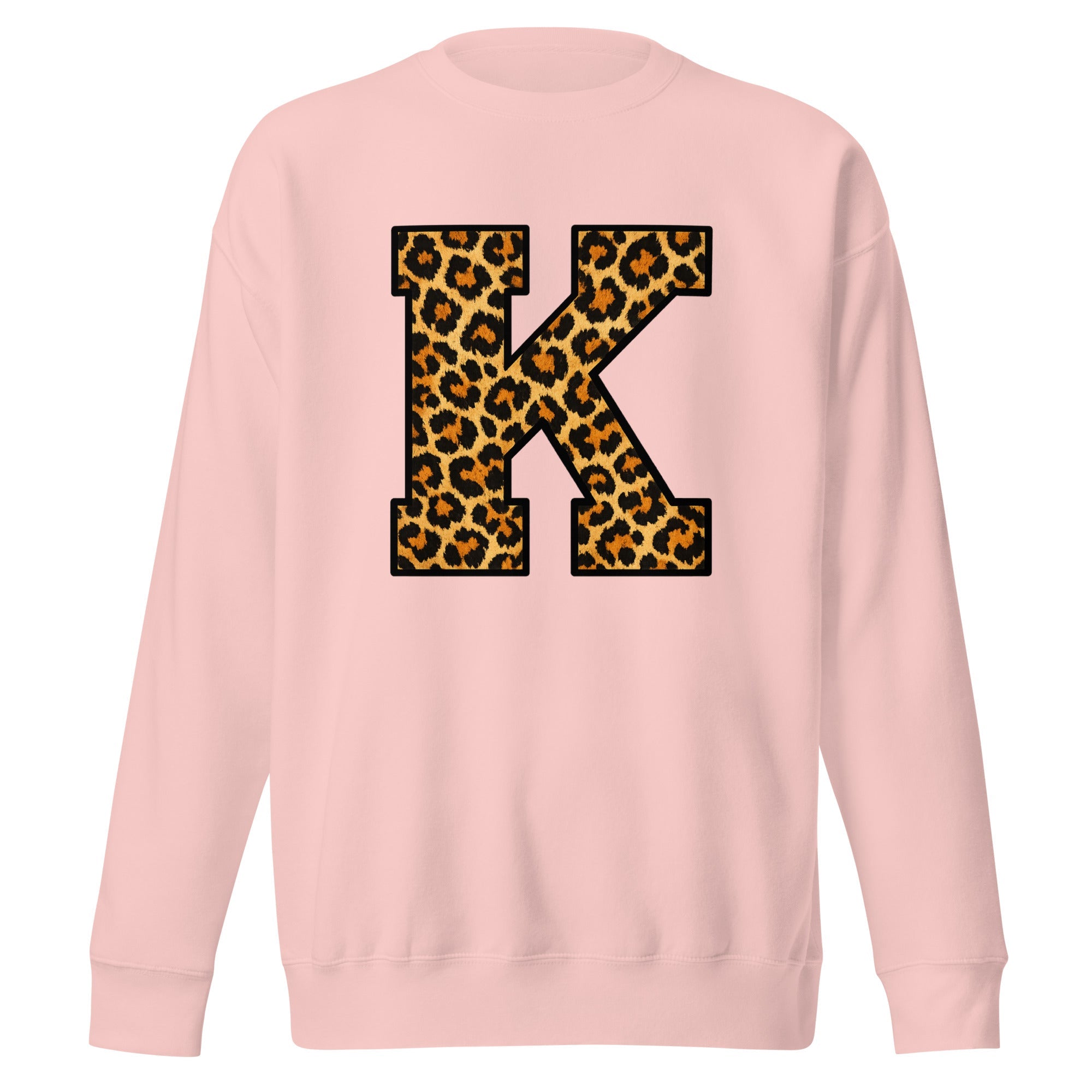 Leopard Print K Sweatshirt | Premium Fleece Streetwear - Bluegrass Elite Apparel LLC