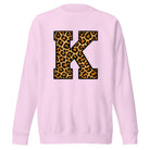 Leopard Print K Sweatshirt | Premium Fleece Streetwear - Bluegrass Elite Apparel LLC