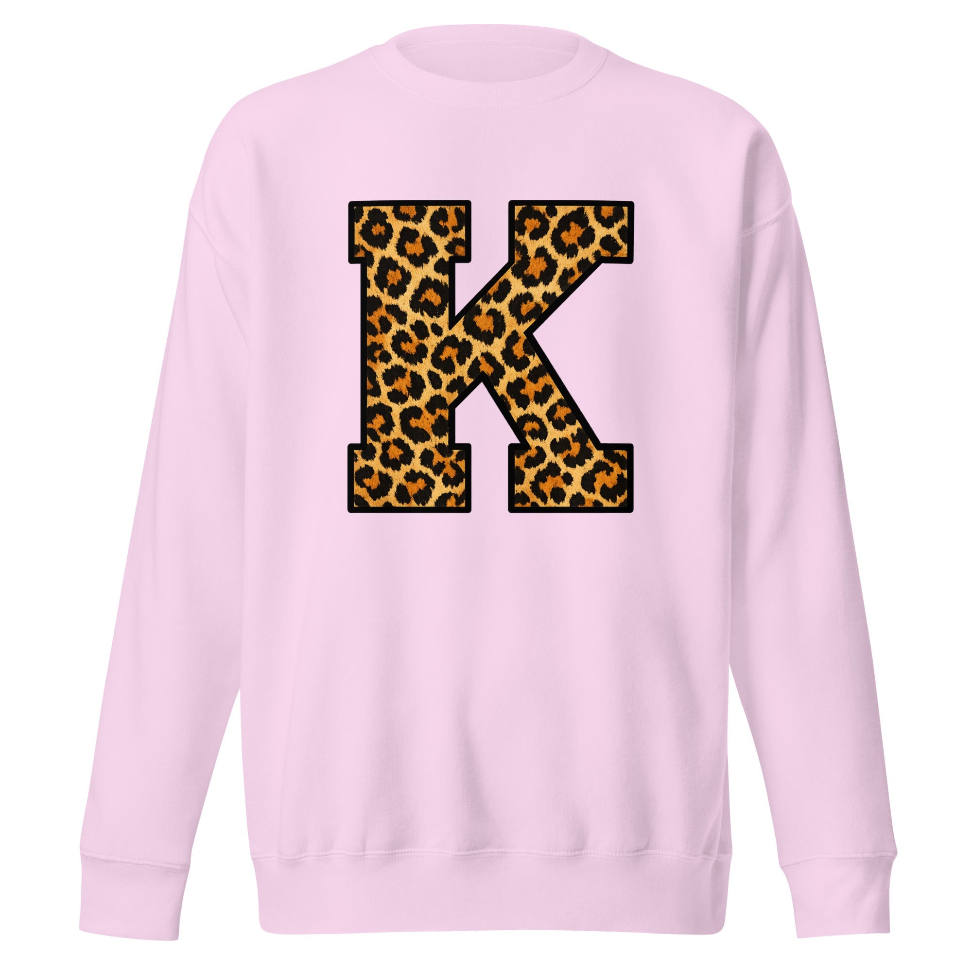 Leopard Print K Sweatshirt | Premium Fleece Streetwear - Bluegrass Elite Apparel LLC