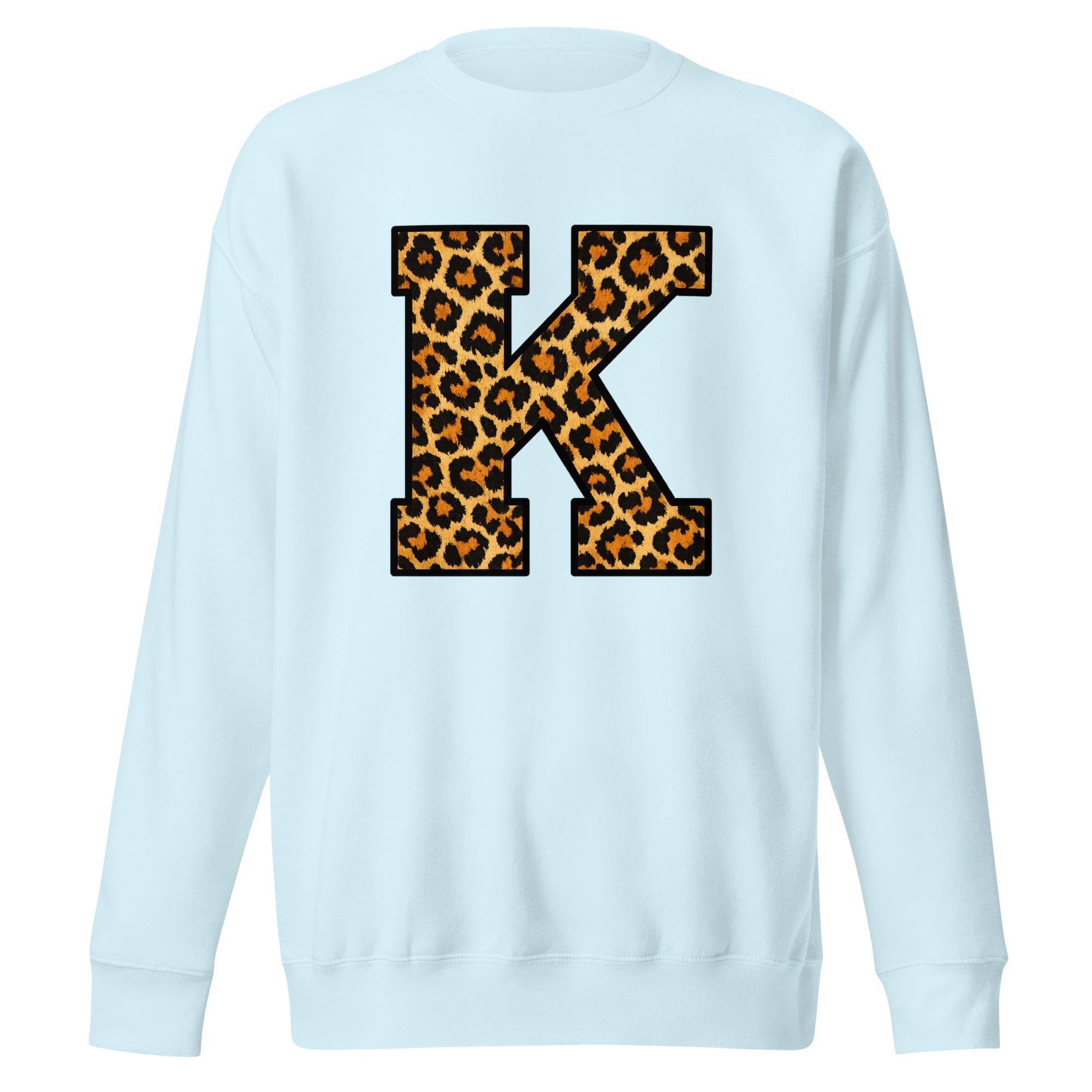 Leopard Print K Sweatshirt | Premium Fleece Streetwear - Bluegrass Elite Apparel LLC