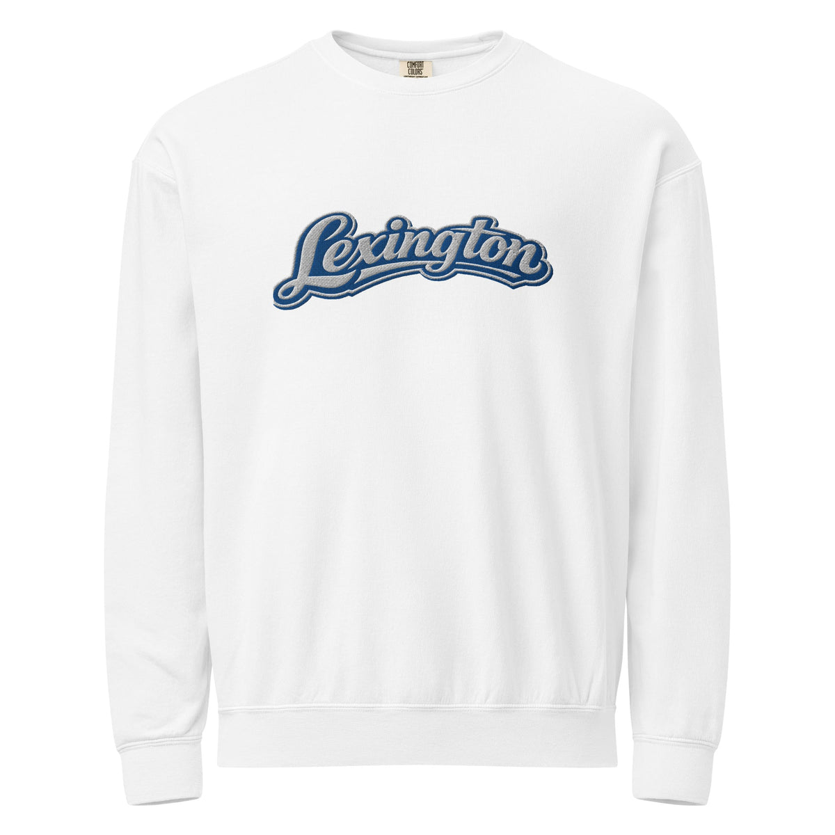 Lexington Embroidered Sweatshirt | Vintage Arch Script | Fleece - Bluegrass Elite Apparel LLC