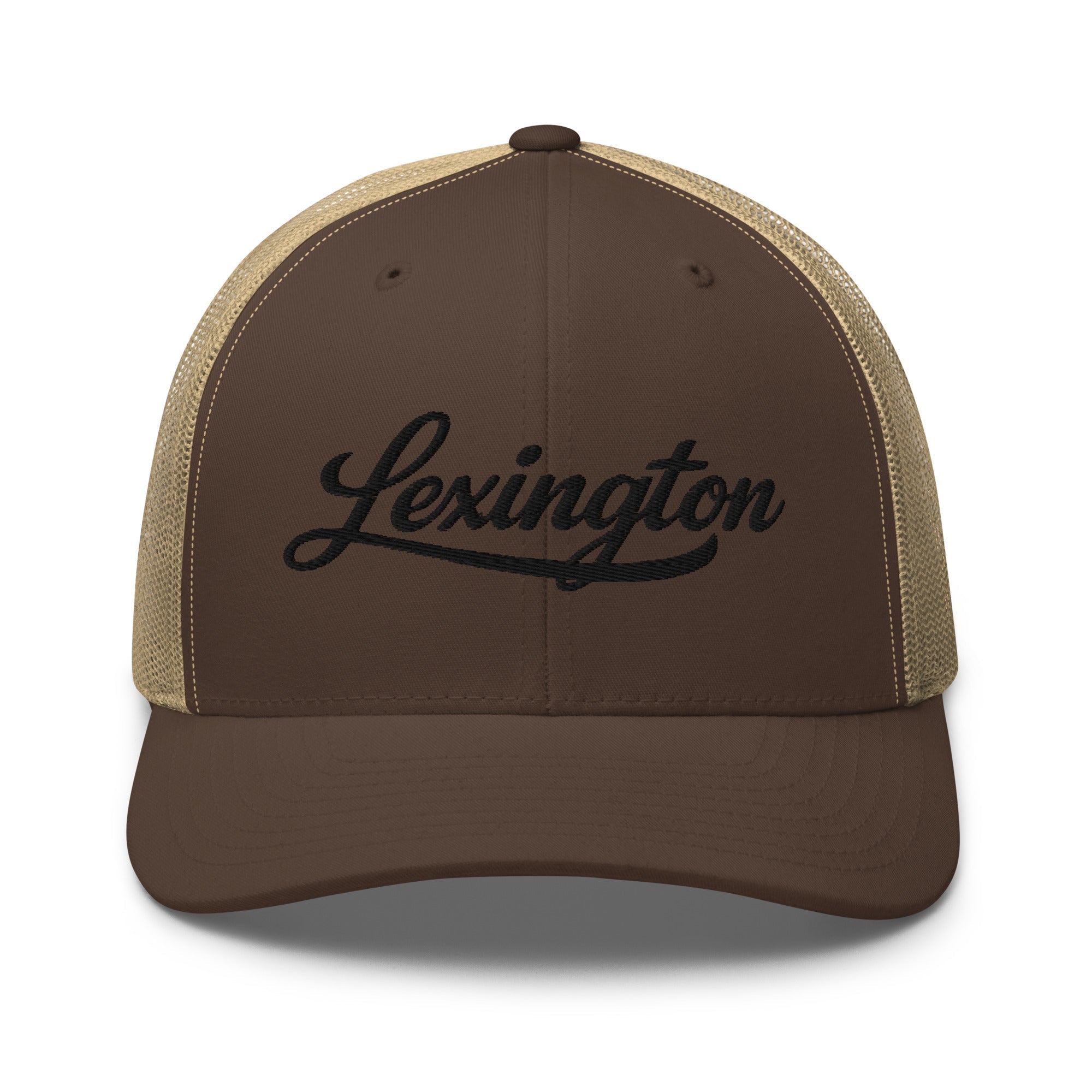 Lexington Script Trucker Cap – Kentucky City Series Classic Mesh Hat - Bluegrass Elite Apparel LLC