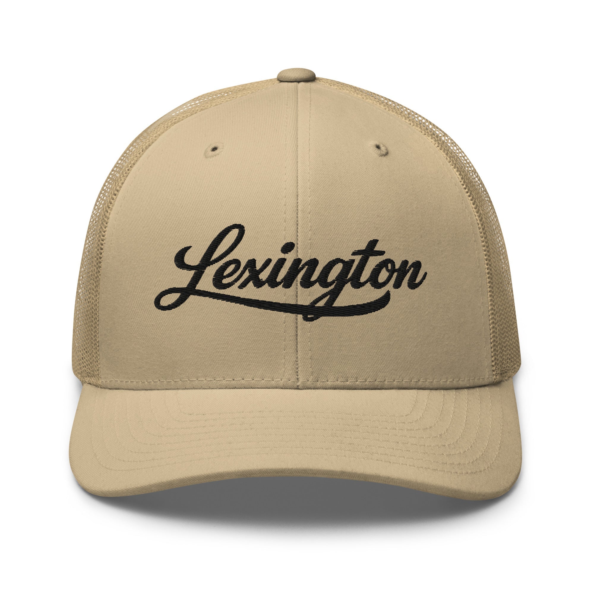 Lexington Script Trucker Cap – Kentucky City Series Classic Mesh Hat - Bluegrass Elite Apparel LLC