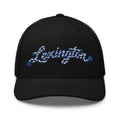 Lexington Script Trucker Hat | Retro Bluegrass City Cap | Yupoong 6606 - Bluegrass Elite Apparel LLC