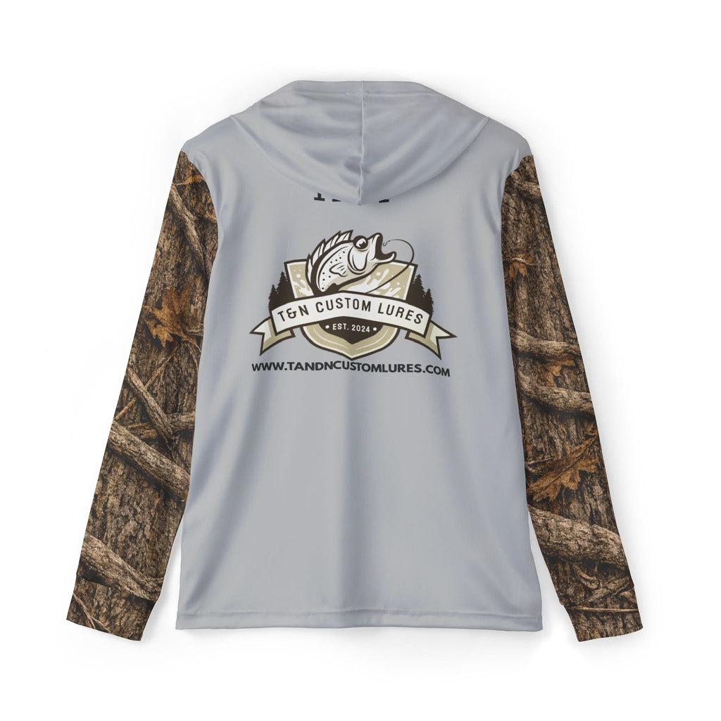 Lightweight Camo Sleeve Outdoor Hoodie – T&N Custom Lures Edition - Bluegrass Elite Apparel LLC