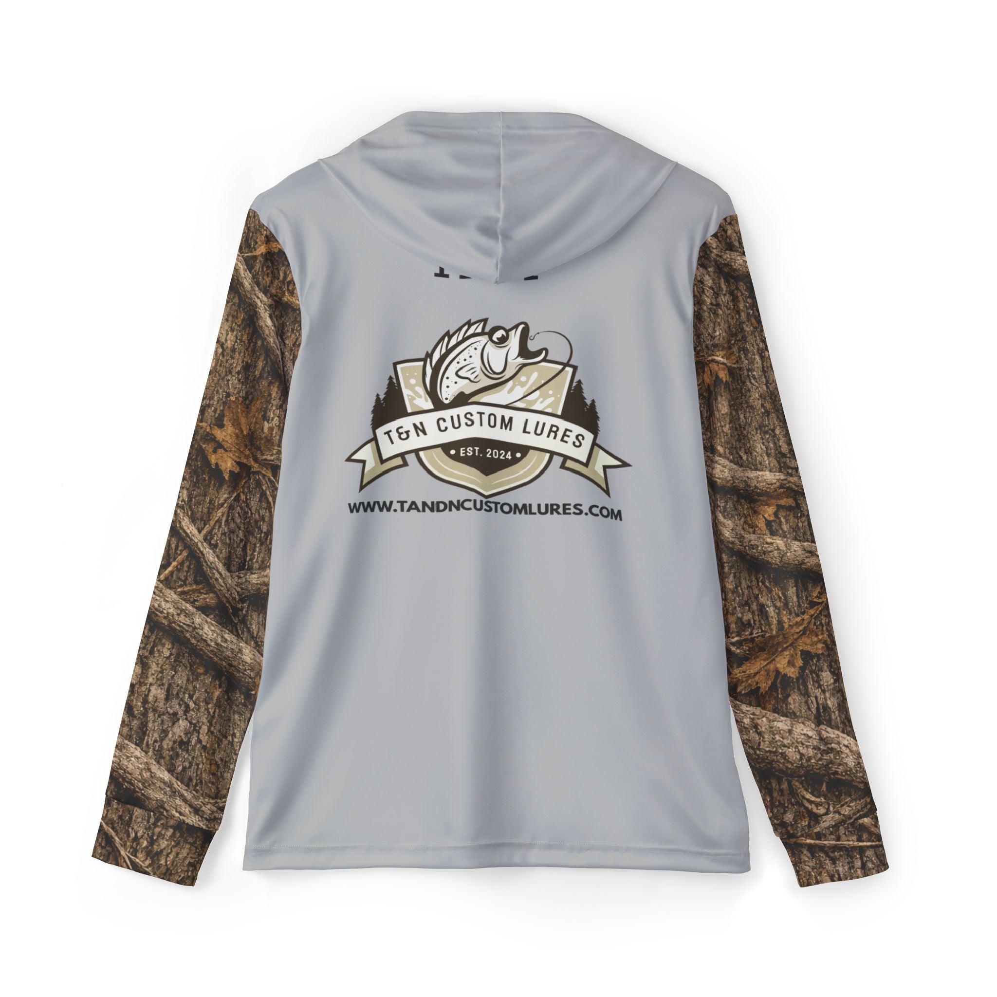 Lightweight Camo Sleeve Outdoor Hoodie – T&N Custom Lures Edition - Bluegrass Elite Apparel LLC
