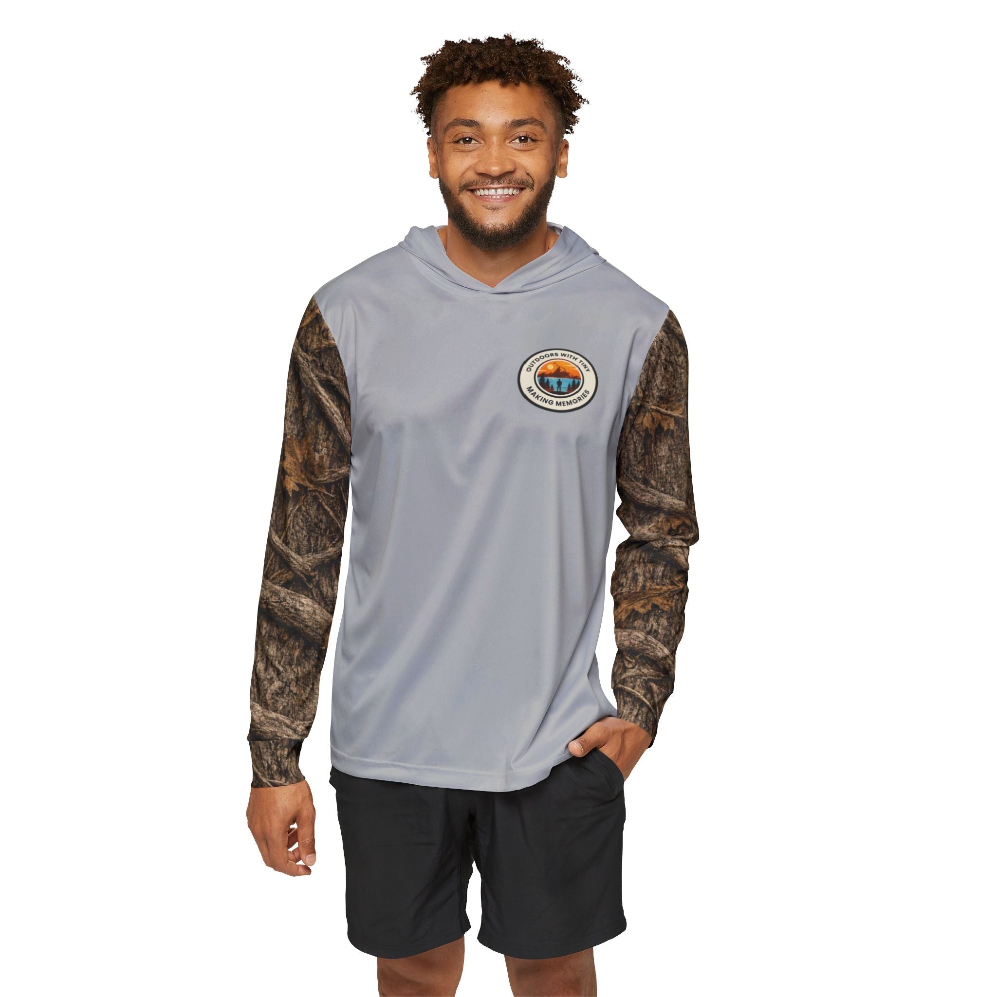 Lightweight Camo Sleeve Outdoor Hoodie – T&N Custom Lures Edition - Bluegrass Elite Apparel LLC