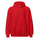 Louisville Hoodie | Red Script Embroidered Design | Unisex Comfort - Bluegrass Elite Apparel LLC