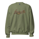 Louisville Script Sweatshirt | Outdoor Camo Style | Unisex Fit - Bluegrass Elite Apparel LLC