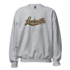 Louisville Script Sweatshirt | Outdoor Camo Style | Unisex Fit - Bluegrass Elite Apparel LLC