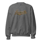Louisville Script Sweatshirt | Outdoor Camo Style | Unisex Fit - Bluegrass Elite Apparel LLC