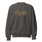 Louisville Script Sweatshirt | Outdoor Camo Style | Unisex Fit - Bluegrass Elite Apparel LLC
