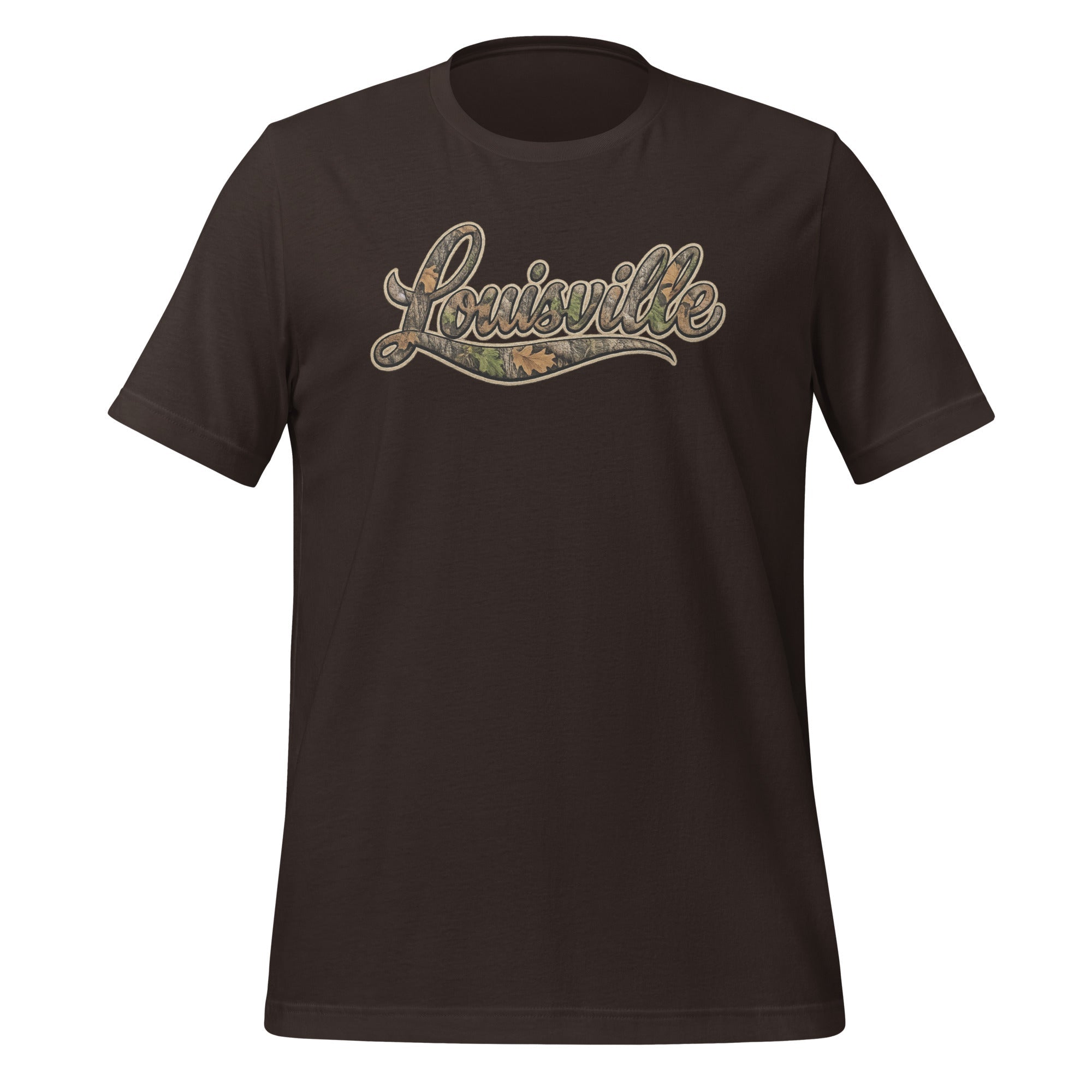 Louisville Script T-Shirt | Mossy Oak Style | Classic Cotton - Bluegrass Elite Apparel LLC