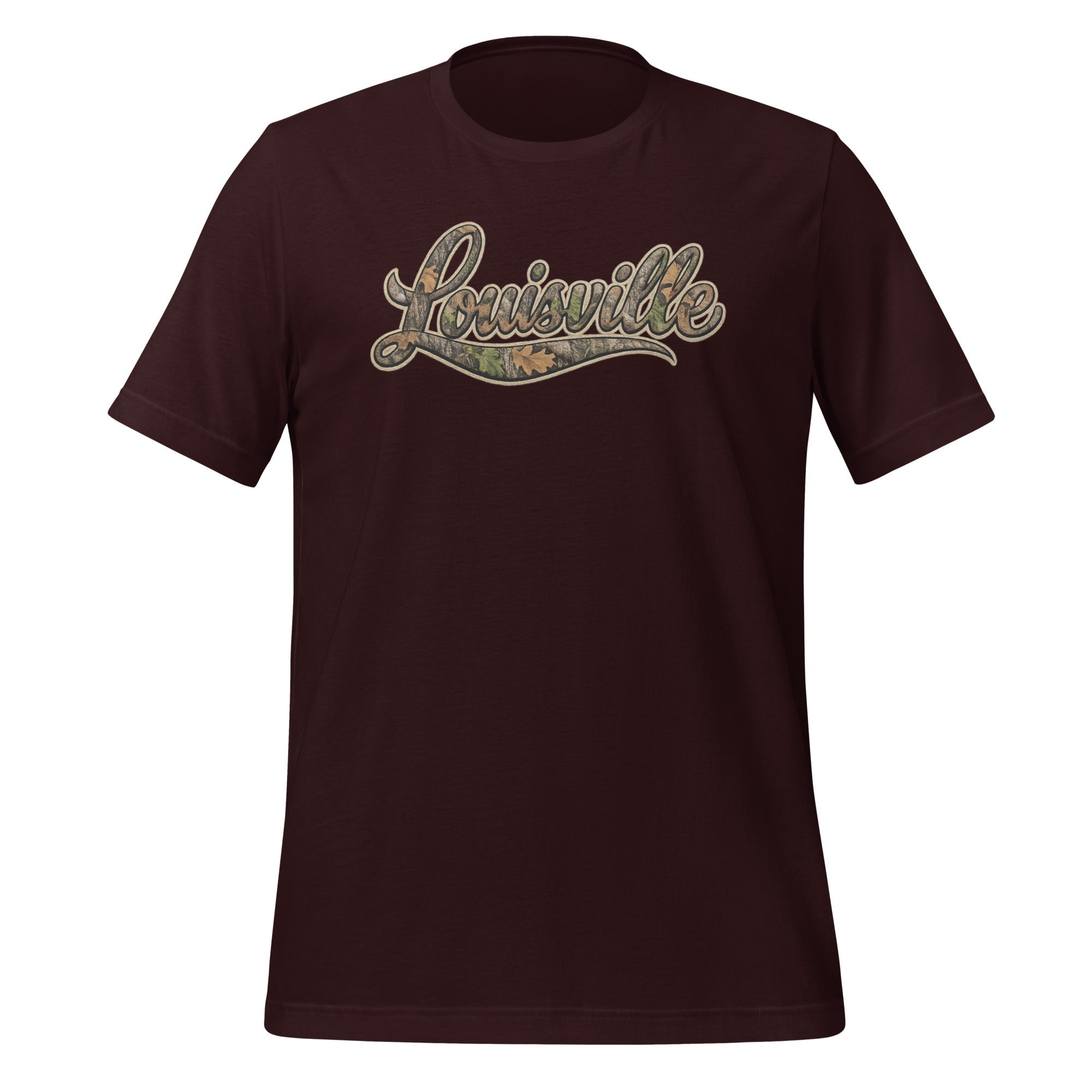Louisville Script T-Shirt | Mossy Oak Style | Classic Cotton - Bluegrass Elite Apparel LLC