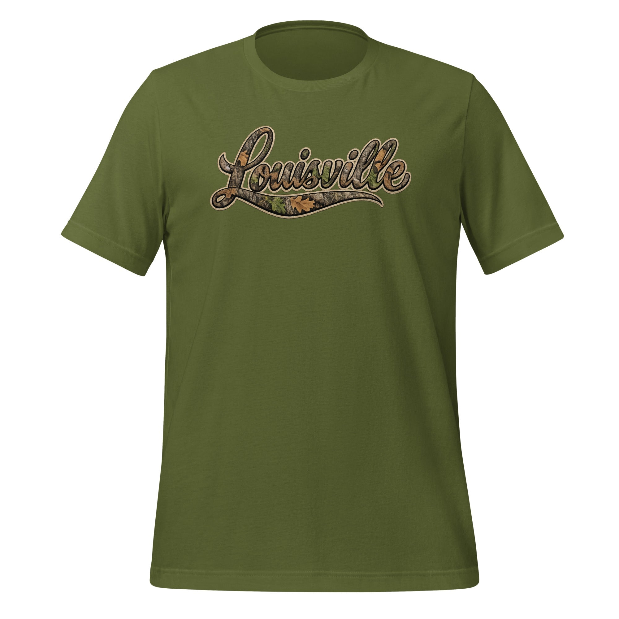 Louisville Script T-Shirt | Mossy Oak Style | Classic Cotton - Bluegrass Elite Apparel LLC