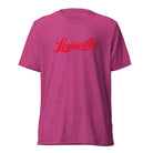 Louisville T-Shirt | Red Script Design | Elite Tri - Blend - Bluegrass Elite Apparel LLC