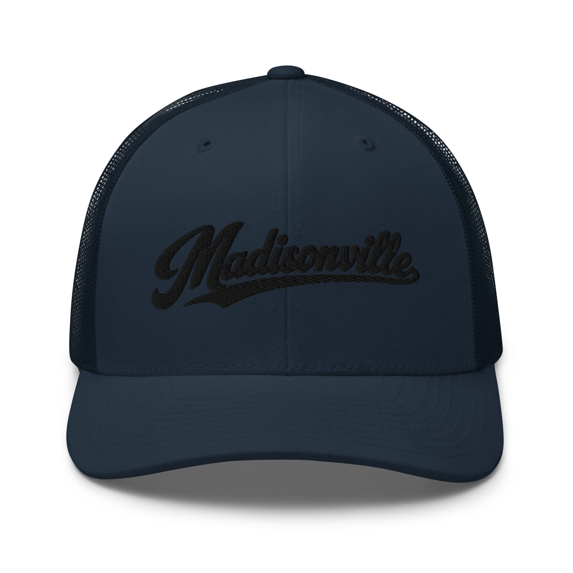 Madisonville Vintage Script Trucker Hat – Kentucky Cities Series - Bluegrass Elite Apparel LLC