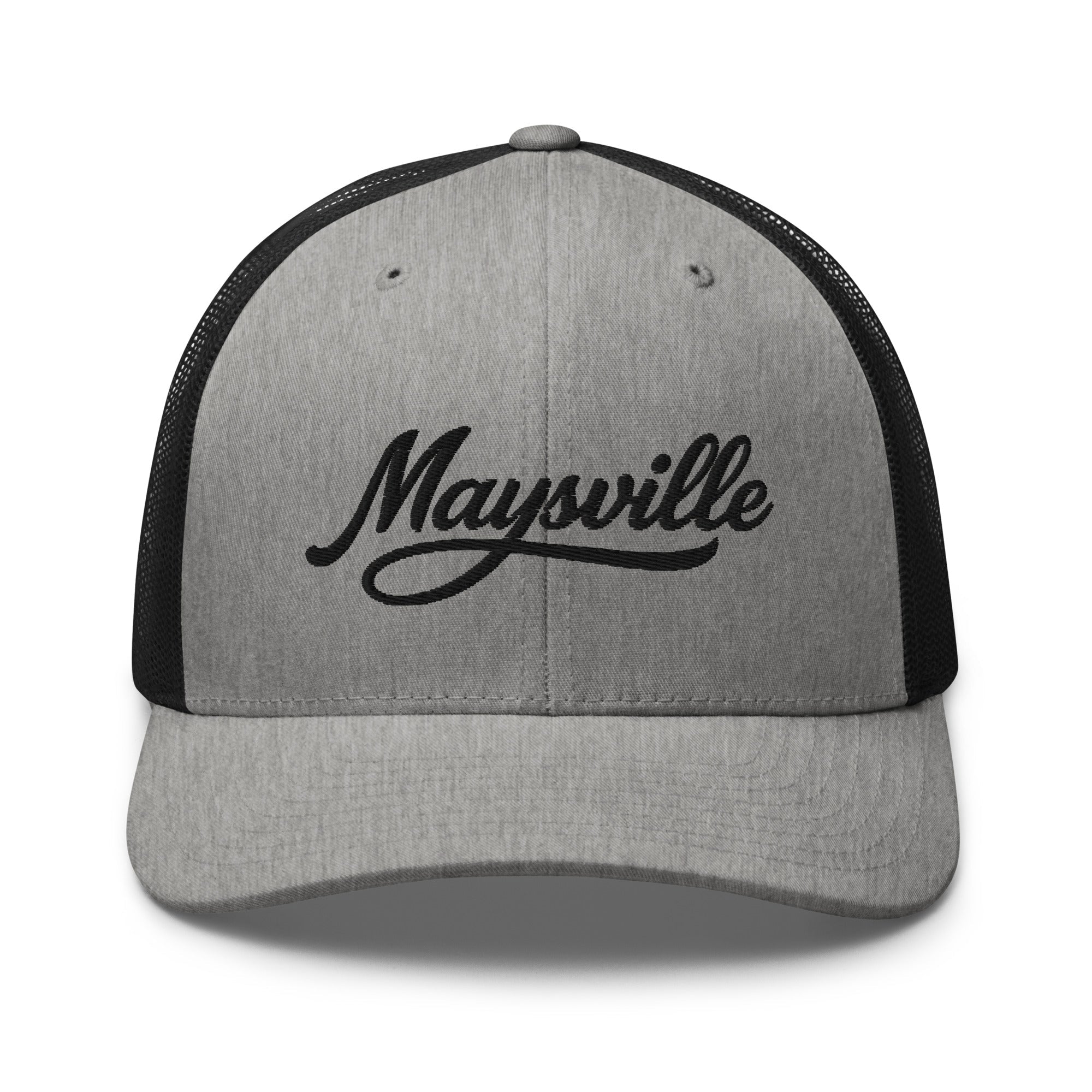 Maysville Script Trucker Cap – Kentucky City Series Classic Mesh Hat - Bluegrass Elite Apparel LLC