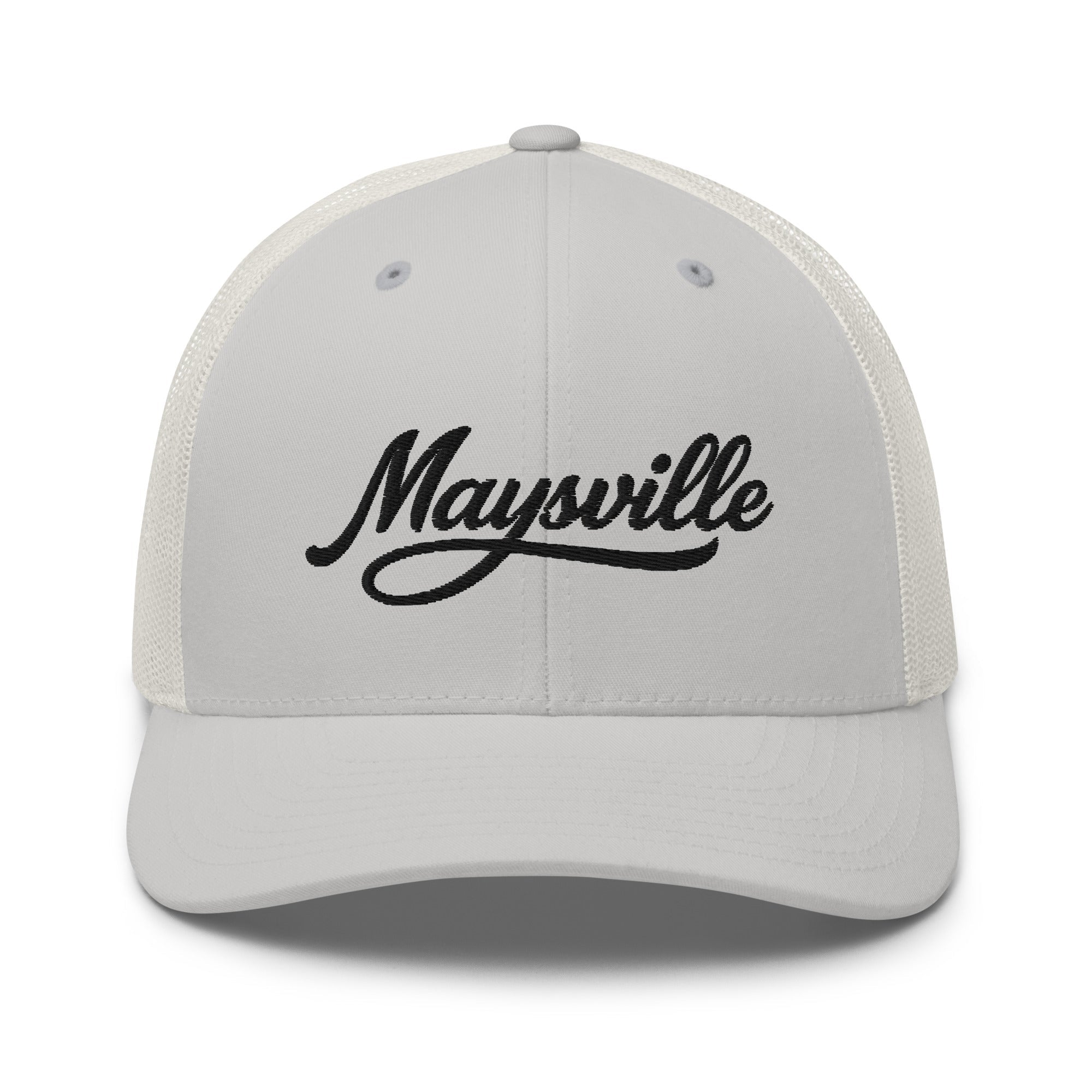 Maysville Script Trucker Cap – Kentucky City Series Classic Mesh Hat - Bluegrass Elite Apparel LLC