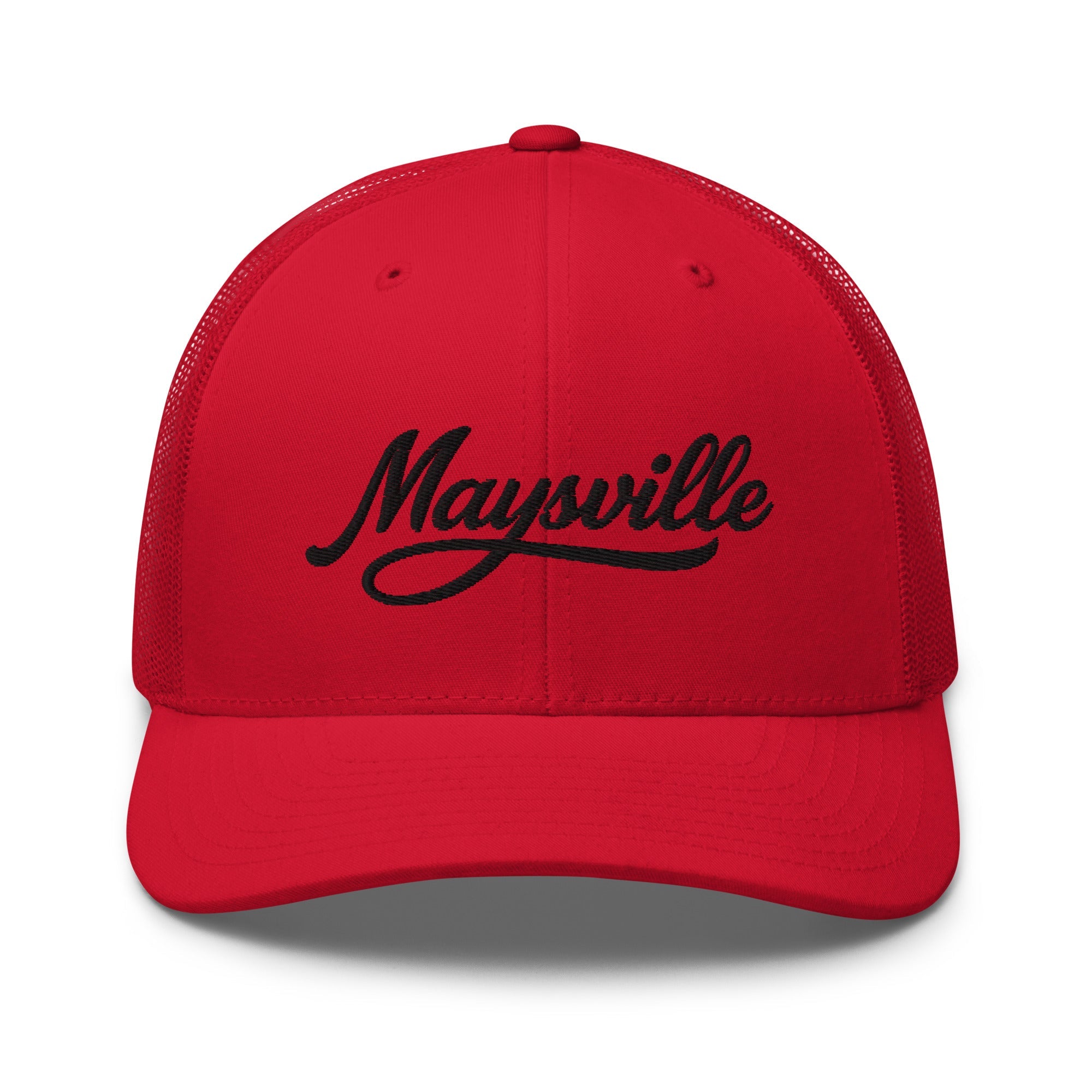 Maysville Script Trucker Cap – Kentucky City Series Classic Mesh Hat - Bluegrass Elite Apparel LLC