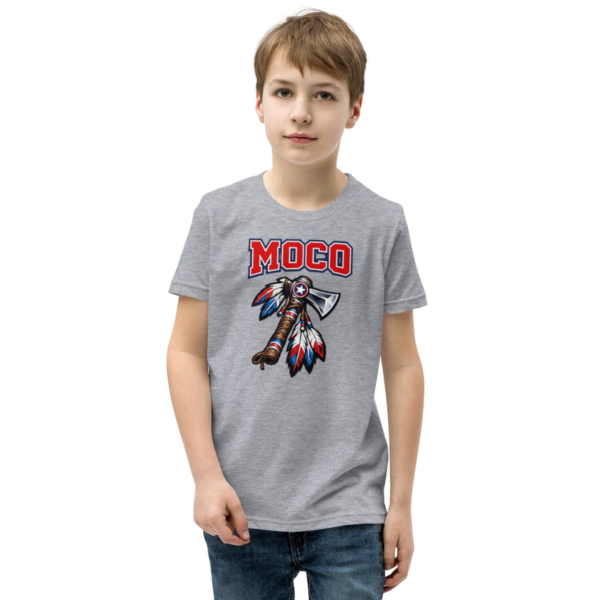 MOCO Axe Feather Youth Tee - Bluegrass Elite Apparel LLC