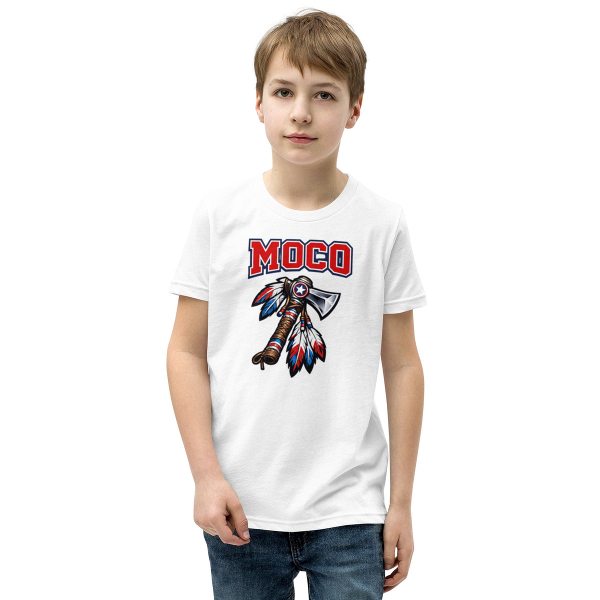MOCO Axe Feather Youth Tee - Bluegrass Elite Apparel LLC
