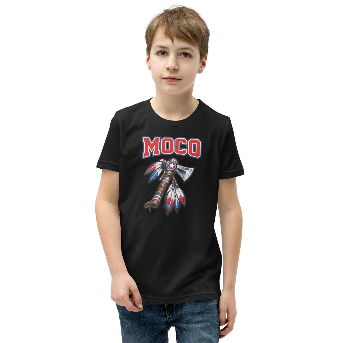MOCO Axe Feather Youth Tee - Bluegrass Elite Apparel LLC