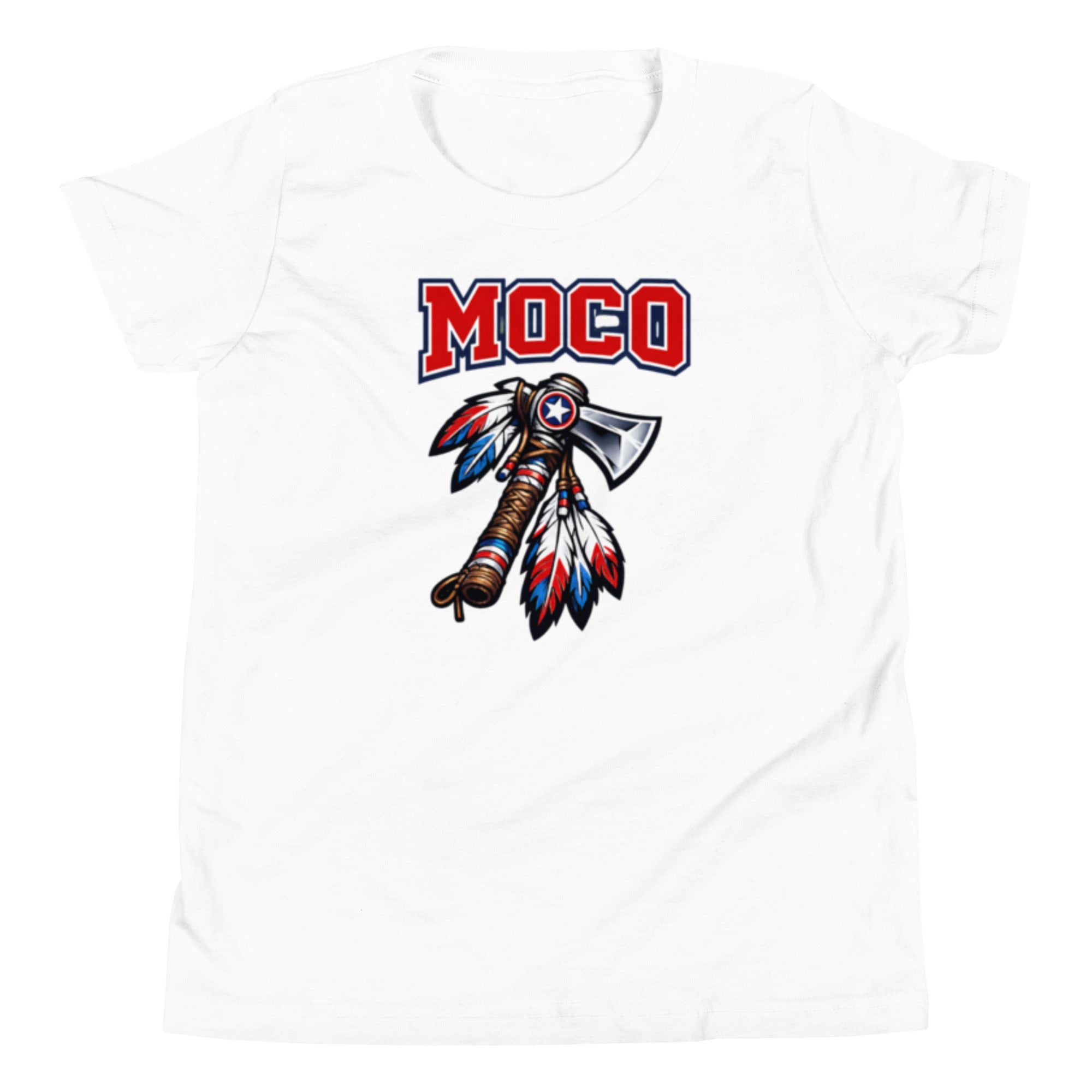 MOCO Axe Feather Youth Tee Heritage Graphic Design Classic Cotton - Bluegrass Elite Apparel LLC
