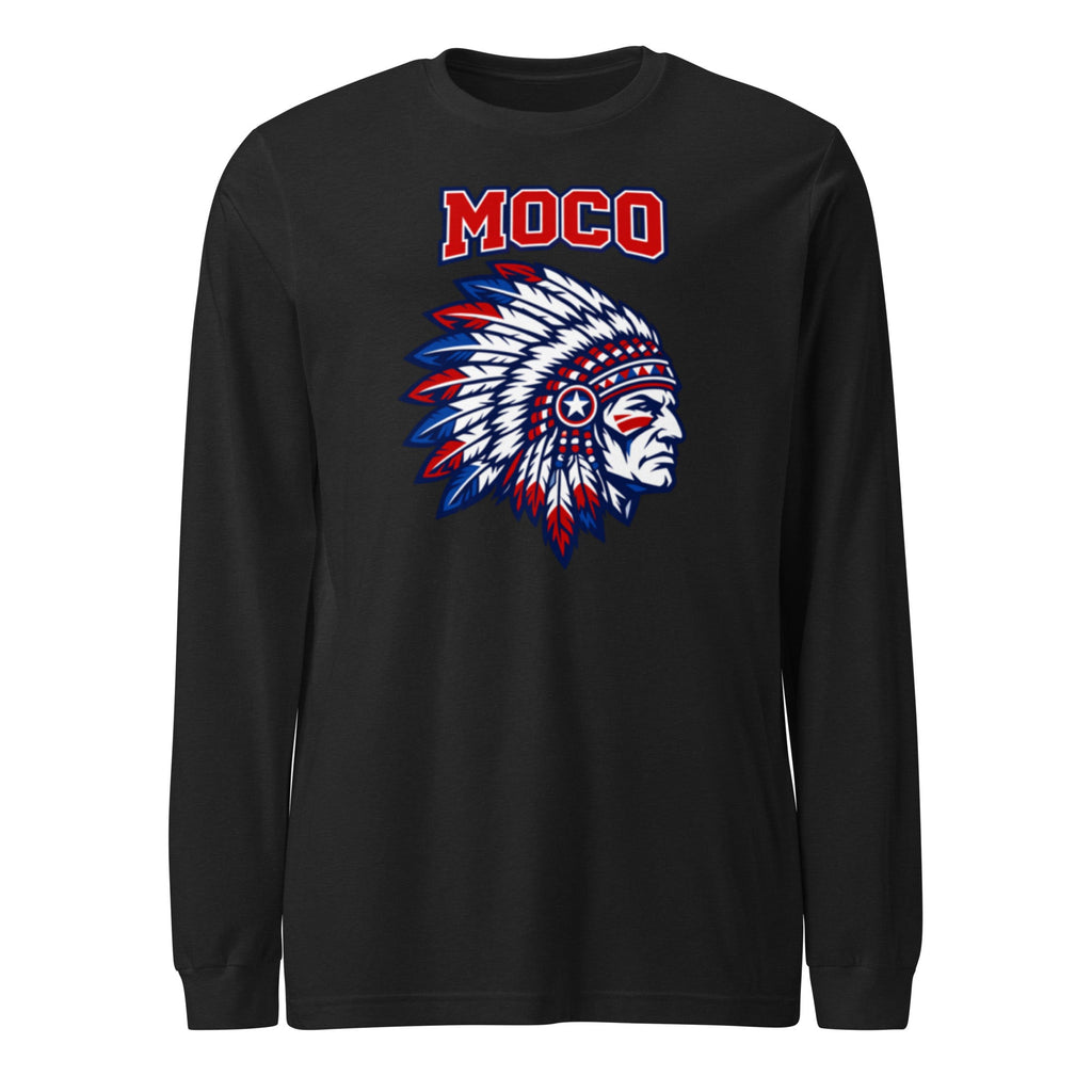 MOCO Chief Graphic Long Sleeve Tee | Classic Cotton Design - Bluegrass Elite Apparel LLC