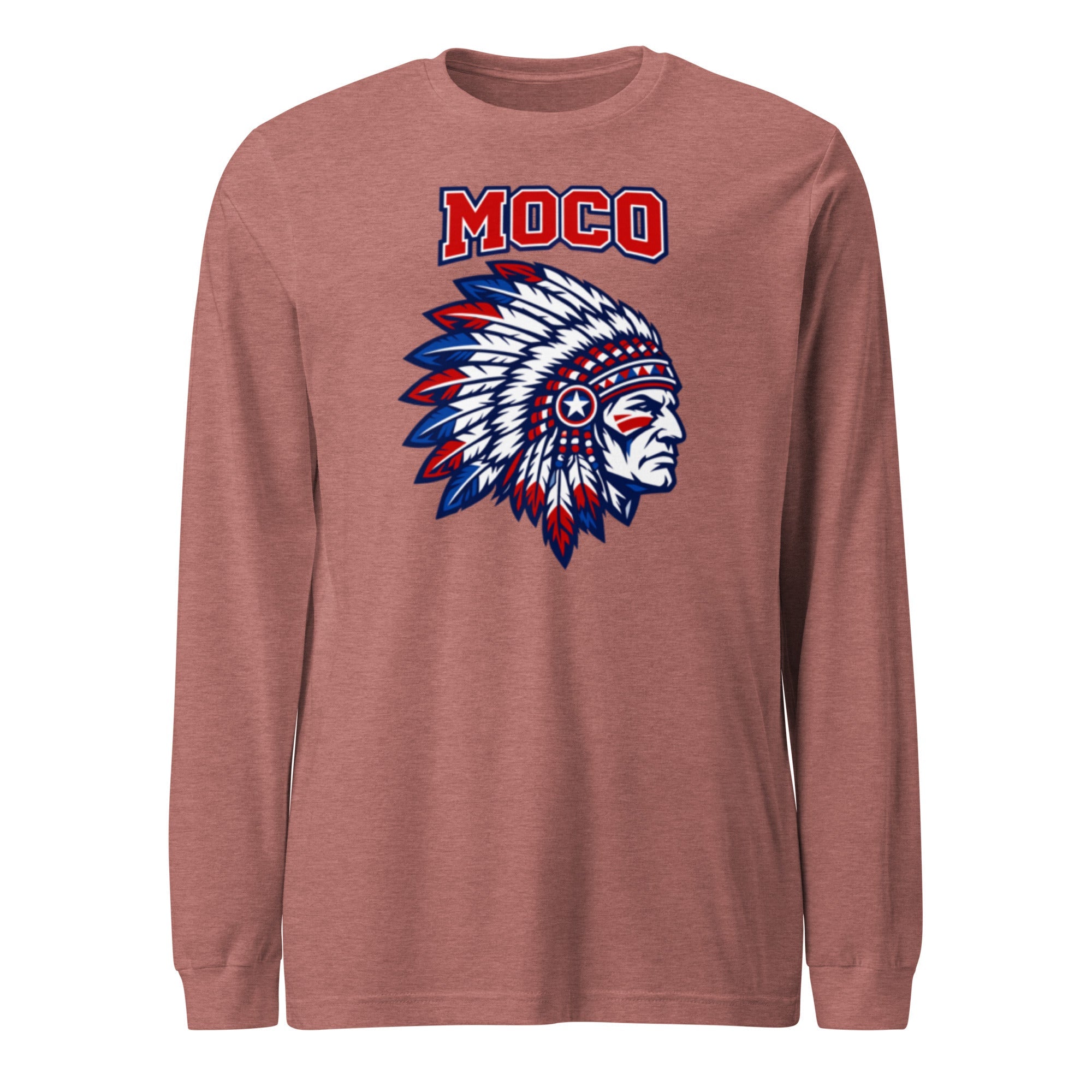 MOCO Chief Graphic Long Sleeve Tee | Classic Cotton Design - Bluegrass Elite Apparel LLC