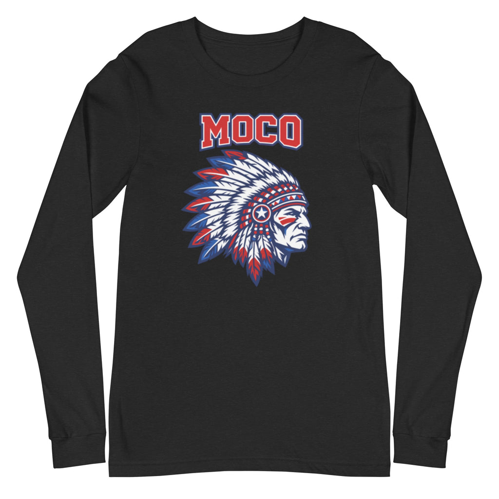MOCO Chief Graphic Long Sleeve Tee | Classic Cotton Design - Bluegrass Elite Apparel LLC