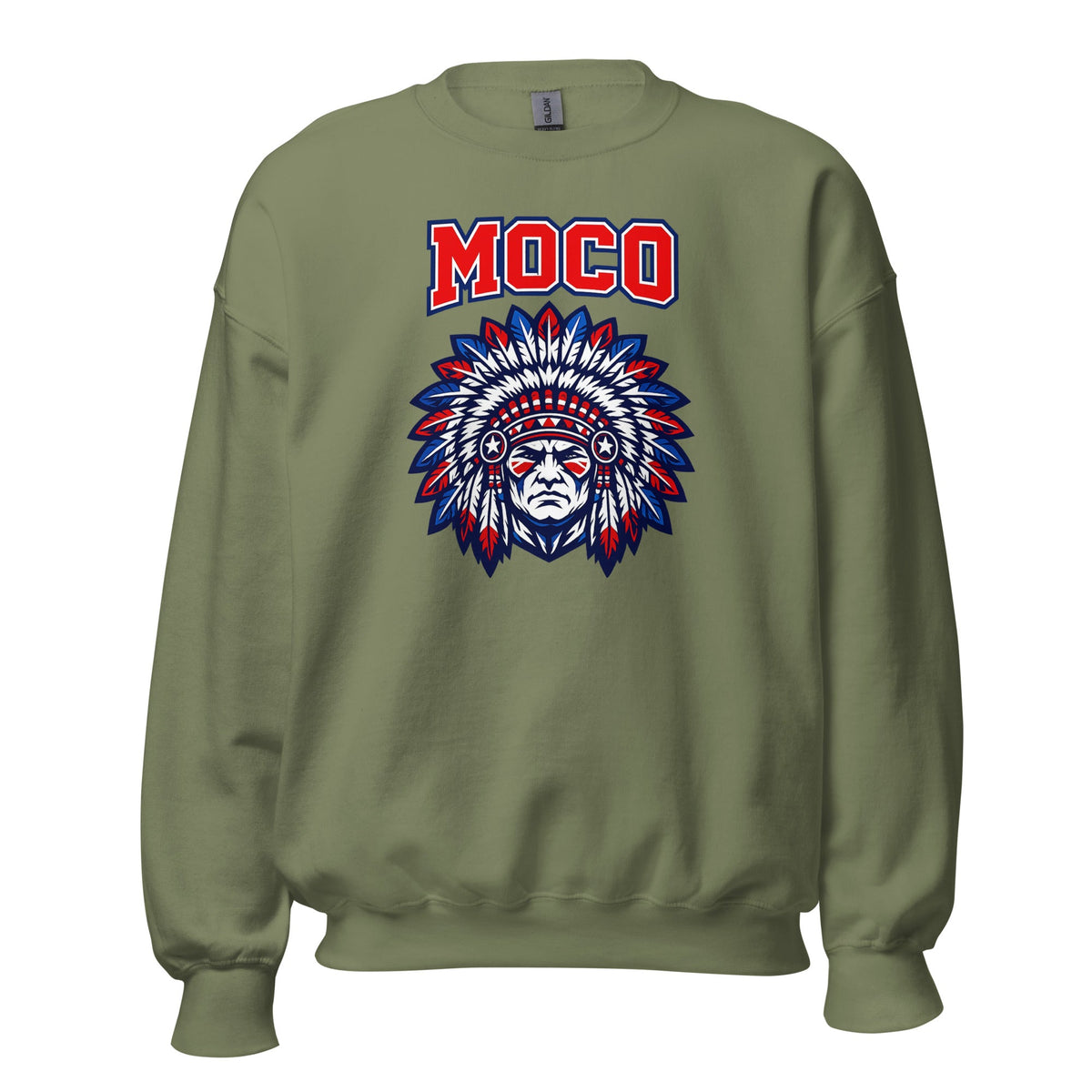 MOCO Patriotic Heritage Graphic Sweatshirt | Vintage Block Design - Bluegrass Elite Apparel LLC