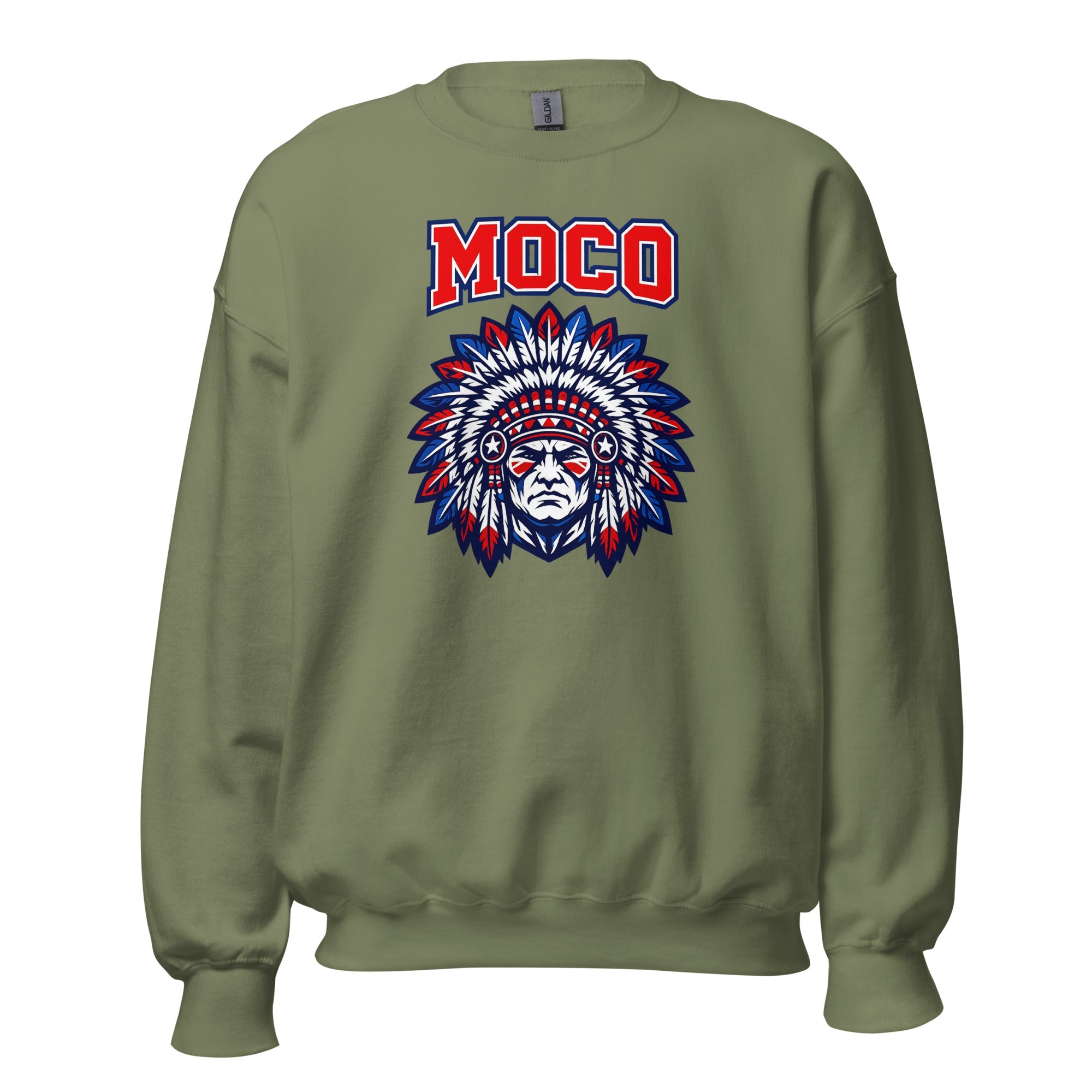 MOCO Patriotic Heritage Graphic Sweatshirt | Vintage Block Design - Bluegrass Elite Apparel LLC