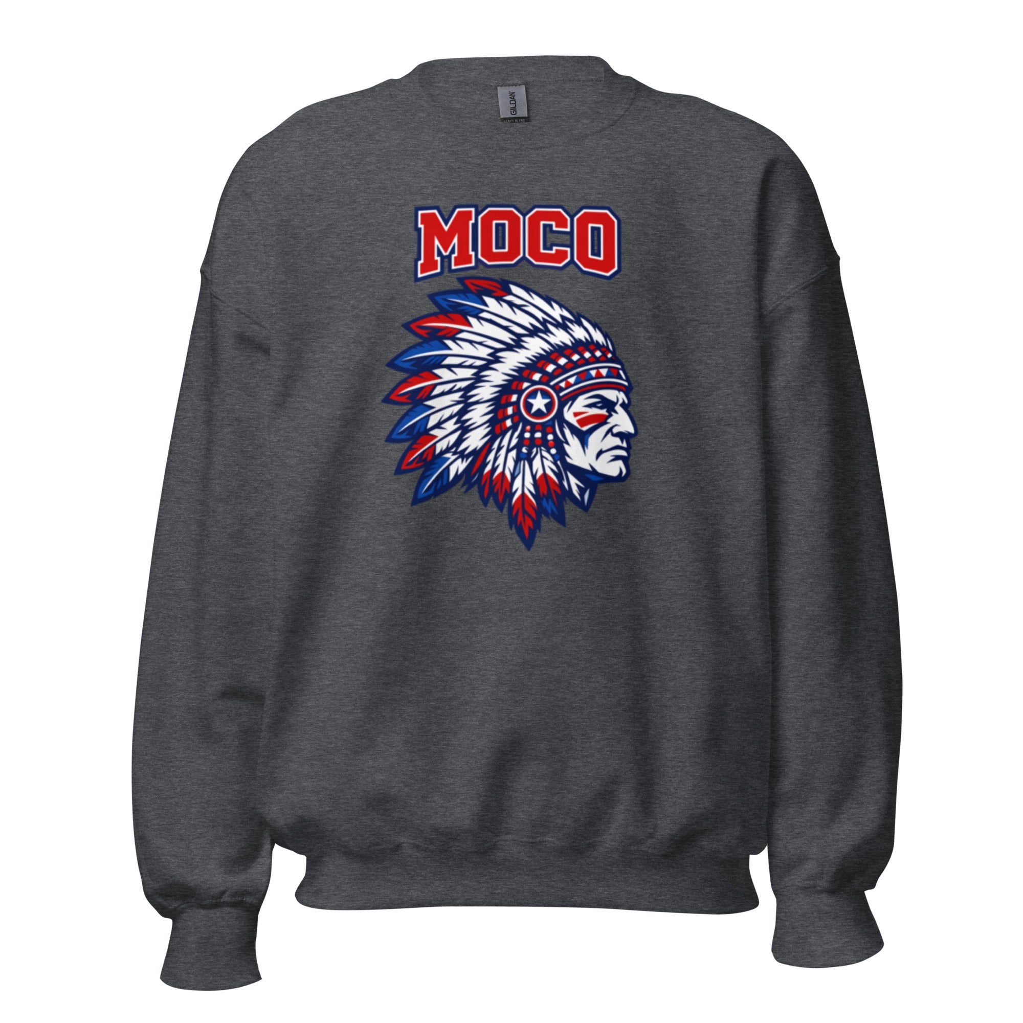 MOCO Patriotic Heritage Sweatshirt | Vintage Block Graphic - Bluegrass Elite Apparel LLC