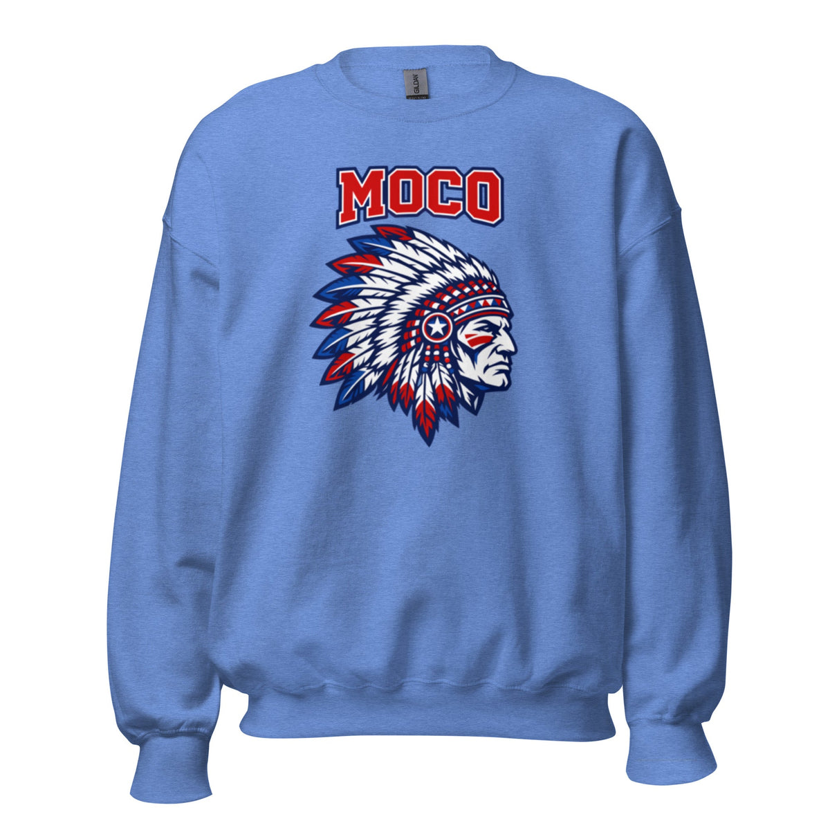 MOCO Patriotic Heritage Sweatshirt | Vintage Block Graphic - Bluegrass Elite Apparel LLC