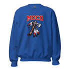 MOCO Tomahawk Feather Heritage Sweatshirt | Vintage Block Design - Bluegrass Elite Apparel LLC
