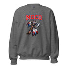 MOCO Tomahawk Feather Heritage Sweatshirt | Vintage Block Design - Bluegrass Elite Apparel LLC