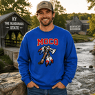 MOCO Tomahawk Feather Heritage Sweatshirt | Vintage Block Design - Bluegrass Elite Apparel LLC
