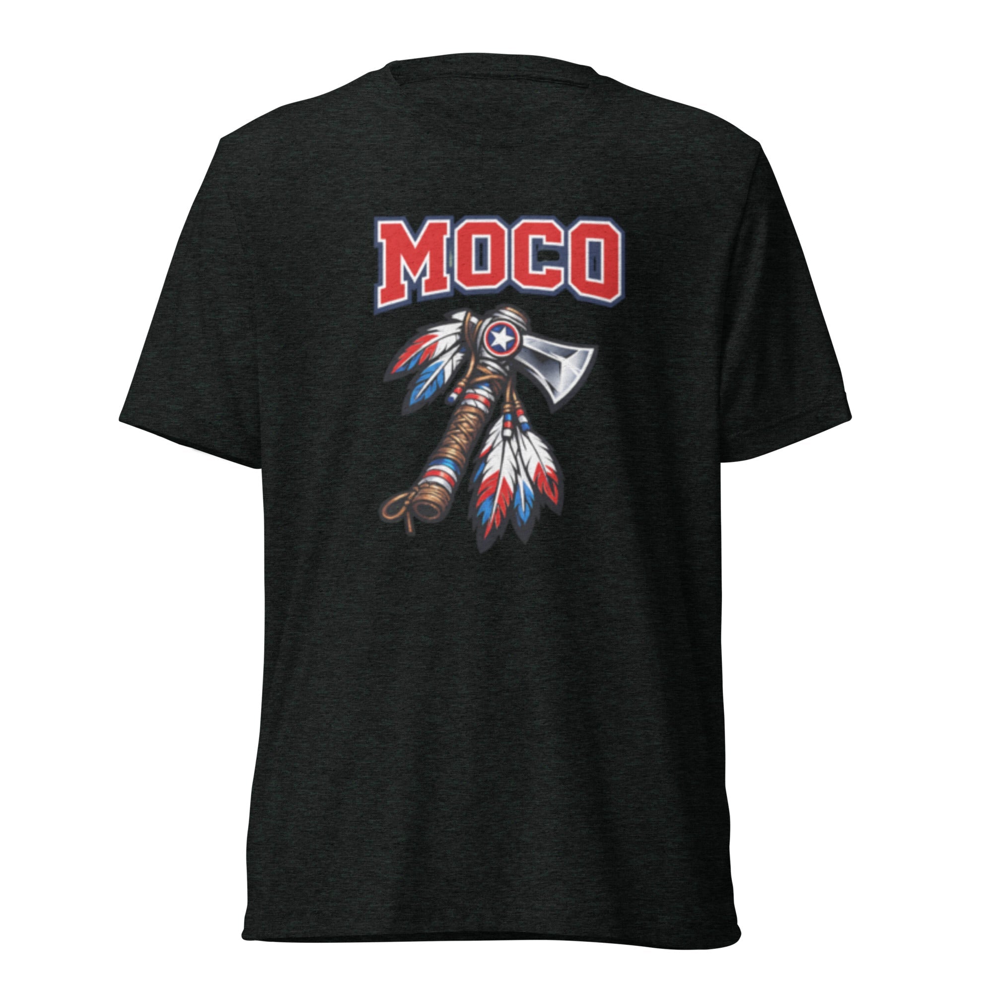 MOCO Tomahawk Feather Heritage Tee | Vintage Block Design | Elite - Bluegrass Elite Apparel LLC