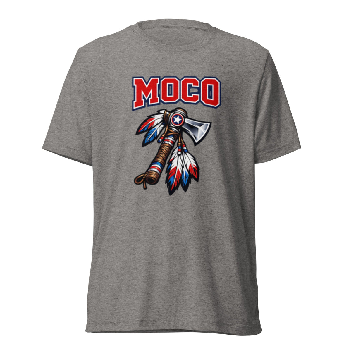 MOCO Tomahawk Feather Heritage Tee | Vintage Block Design | Elite - Bluegrass Elite Apparel LLC