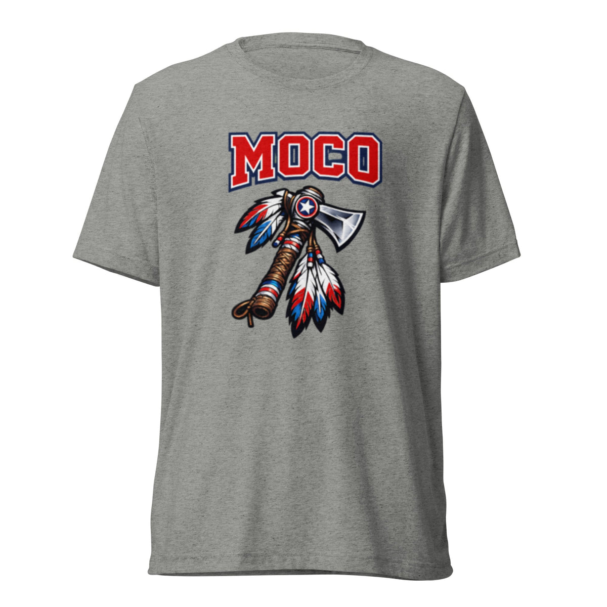 MOCO Tomahawk Feather Heritage Tee | Vintage Block Design | Elite - Bluegrass Elite Apparel LLC