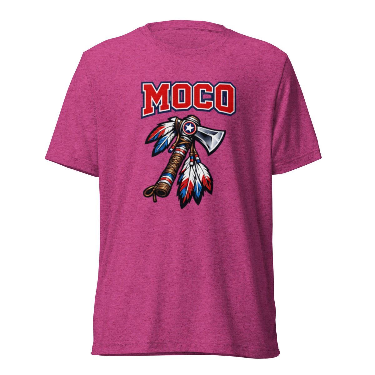 MOCO Tomahawk Feather Heritage Tee | Vintage Block Design | Elite - Bluegrass Elite Apparel LLC