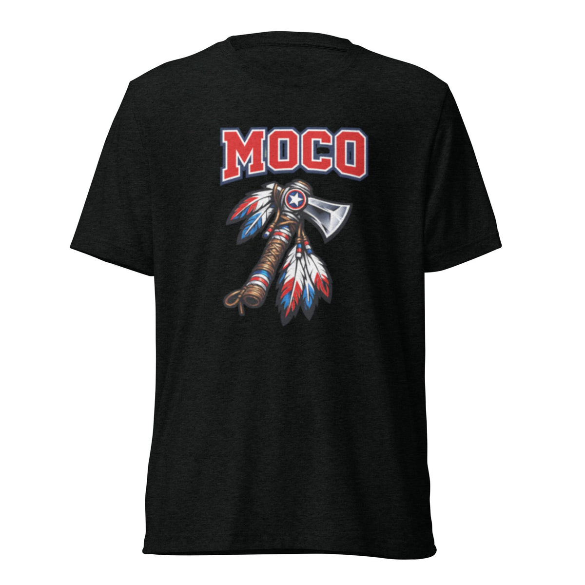MOCO Tomahawk Feather Heritage Tee | Vintage Block Design | Elite - Bluegrass Elite Apparel LLC