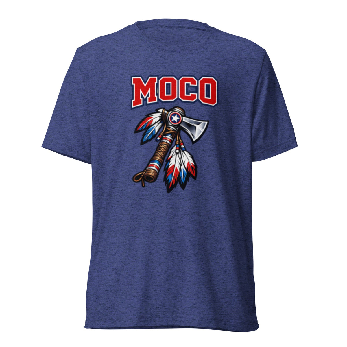 MOCO Tomahawk Feather Heritage Tee | Vintage Block Design | Elite - Bluegrass Elite Apparel LLC